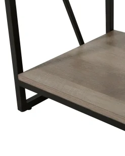 Discount FORRES 143 cm Brązowy/ czarny Biblioteczki I Regały|Wszystko Do Przechowywania