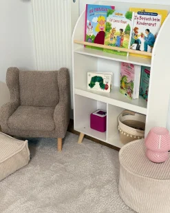 Hot LILOET 102 cm Biały Dzieci Biblioteczki I Regały|Przechowywanie Dla Dzieci