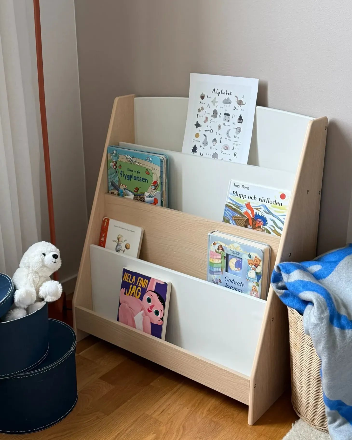 Discount LILOET 70 cm Jasnobrązowy Dzieci Biblioteczki I Regały|Przechowywanie Dla Dzieci
