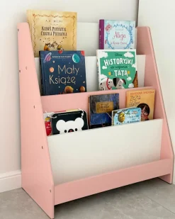 Best LILOET 70 cm Pastelowy róż Dzieci Biblioteczki I Regały|Przechowywanie Dla Dzieci
