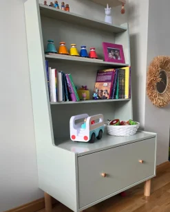 Outlet QUILPIE 120 cm Jasnozielony Dzieci Biblioteczki I Regały|Przechowywanie Dla Dzieci