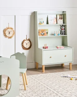 Outlet QUILPIE 120 cm Jasnozielony Dzieci Biblioteczki I Regały|Przechowywanie Dla Dzieci