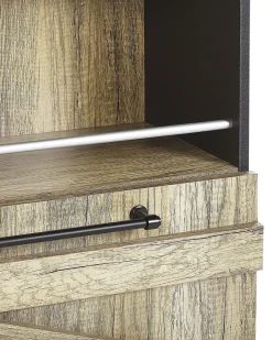 New SALTER 163 cm Brązowy/ czarny Biblioteczki I Regały|Wszystko Do Przechowywania