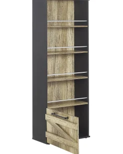New SALTER 163 cm Brązowy/ czarny Biblioteczki I Regały|Wszystko Do Przechowywania