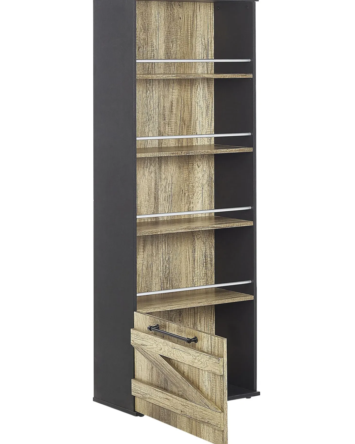 New SALTER 163 cm Brązowy/ czarny Biblioteczki I Regały|Wszystko Do Przechowywania
