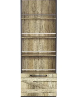 New SALTER 163 cm Brązowy/ czarny Biblioteczki I Regały|Wszystko Do Przechowywania