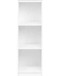 Clearance Regał na książki 3 półki ZEHNA 117 cm Biblioteczki I Regały|Wszystko Do Przechowywania