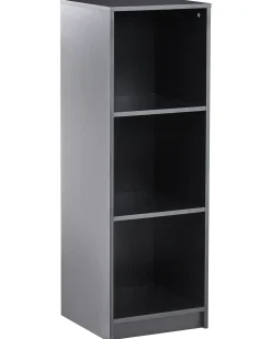 Outlet Regał na książki 3 półki ZEHNA 117 cm Biblioteczki I Regały|Wszystko Do Przechowywania