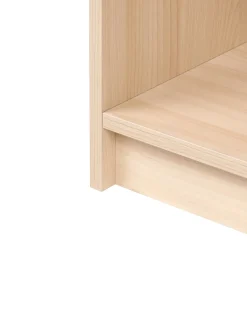 Sale Regał na książki 3 półki ZEHNA 117 cm Jasno Biblioteczki I Regały|Wszystko Do Przechowywania