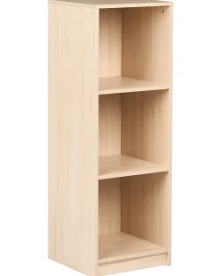 Sale Regał na książki 3 półki ZEHNA 117 cm Jasno Biblioteczki I Regały|Wszystko Do Przechowywania