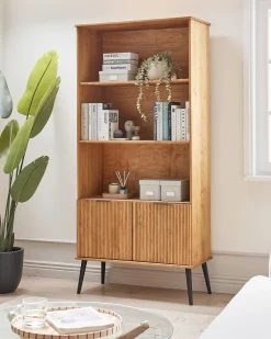 Hot TIMMINS Drewno sosnowe 190 cm Biblioteczki I Regały|Wszystko Do Przechowywania W Kuchni