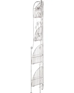 Regał narożny BIELLA Metal 158 cm 35 cm Biały
