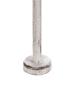Regał narożny BIELLA Metal 158 cm 35 cm Biały