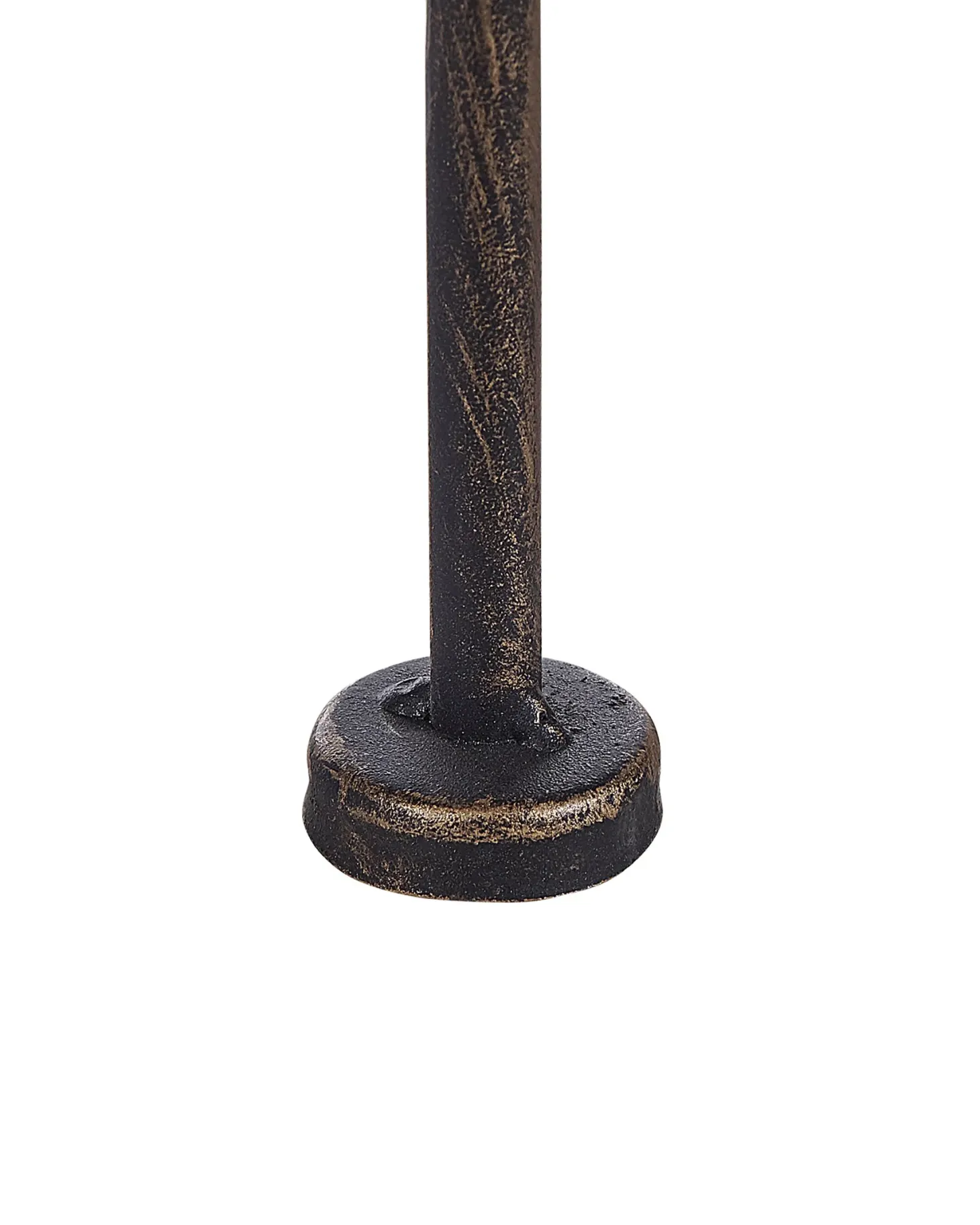 Regał narożny SIDERNO Metal 158 cm 35 cm Czarny