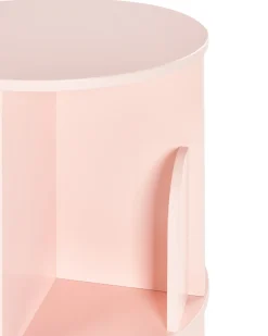 Outlet Regał obrotowy CANEY 94 cm Pastelowy róż Dzieci Biblioteczki I Regały|Przechowywanie Dla Dzieci