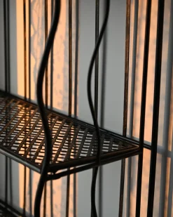 Regał PAVONA Metal 170 cm 94 cm Czarny