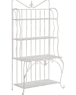 Regał PAVONA Metal 170 cm 94 cm Jasnobeżowy