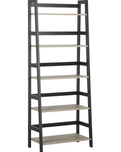 Outlet Regał 5 półek CROYDON 163 cm Czarny Biblioteczki I Regały|Wszystko Do Przechowywania W Kuchni