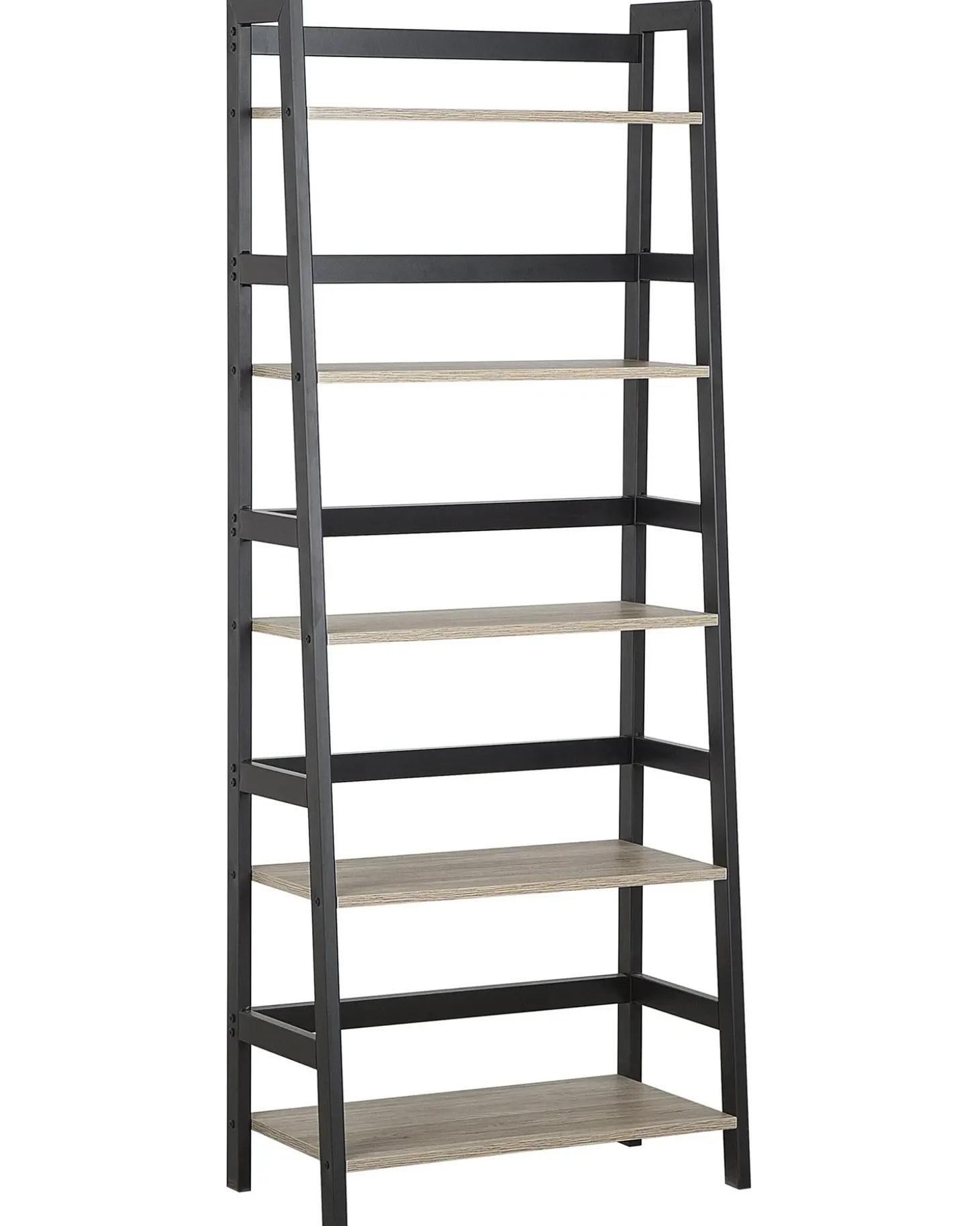 Outlet Regał 5 półek CROYDON 163 cm Czarny Biblioteczki I Regały|Wszystko Do Przechowywania W Kuchni