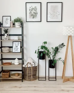 Outlet Regał 5 półek CROYDON 163 cm Czarny Biblioteczki I Regały|Wszystko Do Przechowywania W Kuchni