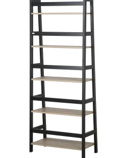 Outlet Regał 5 półek CROYDON 163 cm Czarny Biblioteczki I Regały|Wszystko Do Przechowywania W Kuchni