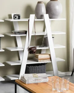 Sale Regał 5 półek ESCALANTE 116 cm Biblioteczki I Regały|Wszystko Do Przechowywania W Kuchni