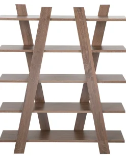 Sale Regał 5 półek ESCALANTE 116 cm Ciemno Biblioteczki I Regały|Wszystko Do Przechowywania W Kuchni