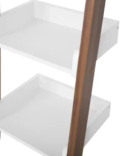 Online Regał 5 półek MOBILE DUO 166 cm Brązowy/ biały Biblioteczki I Regały|Wszystko Do Przechowywania W Kuchni