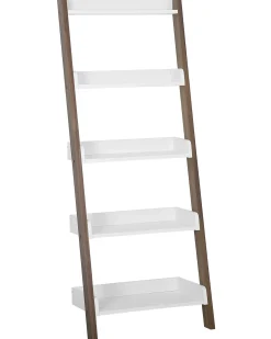 Online Regał 5 półek MOBILE TRIO 164 cm Brązowy/ biały Biblioteczki I Regały|Wszystko Do Przechowywania W Kuchni
