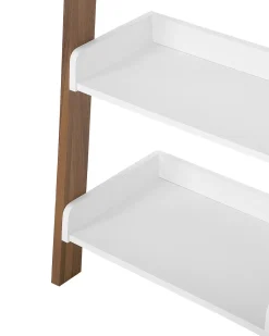 Online Regał 5 półek MOBILE TRIO 164 cm Brązowy/ biały Biblioteczki I Regały|Wszystko Do Przechowywania W Kuchni