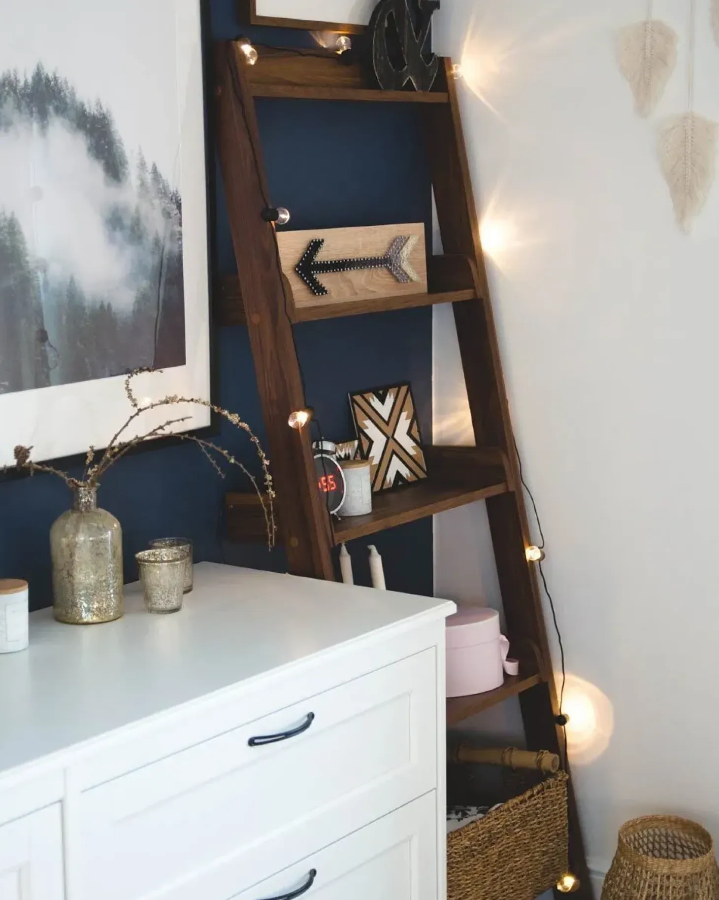 Sale Regał 5 półek MOBILE TRIO 167 cm Ciemno Biblioteczki I Regały|Wszystko Do Przechowywania W Kuchni