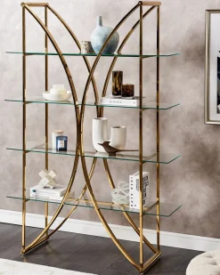 Regał 4 półki HOLLOW Metal 175 cm Biblioteczki I Regały|Wszystko Do Przechowywania W Kuchni