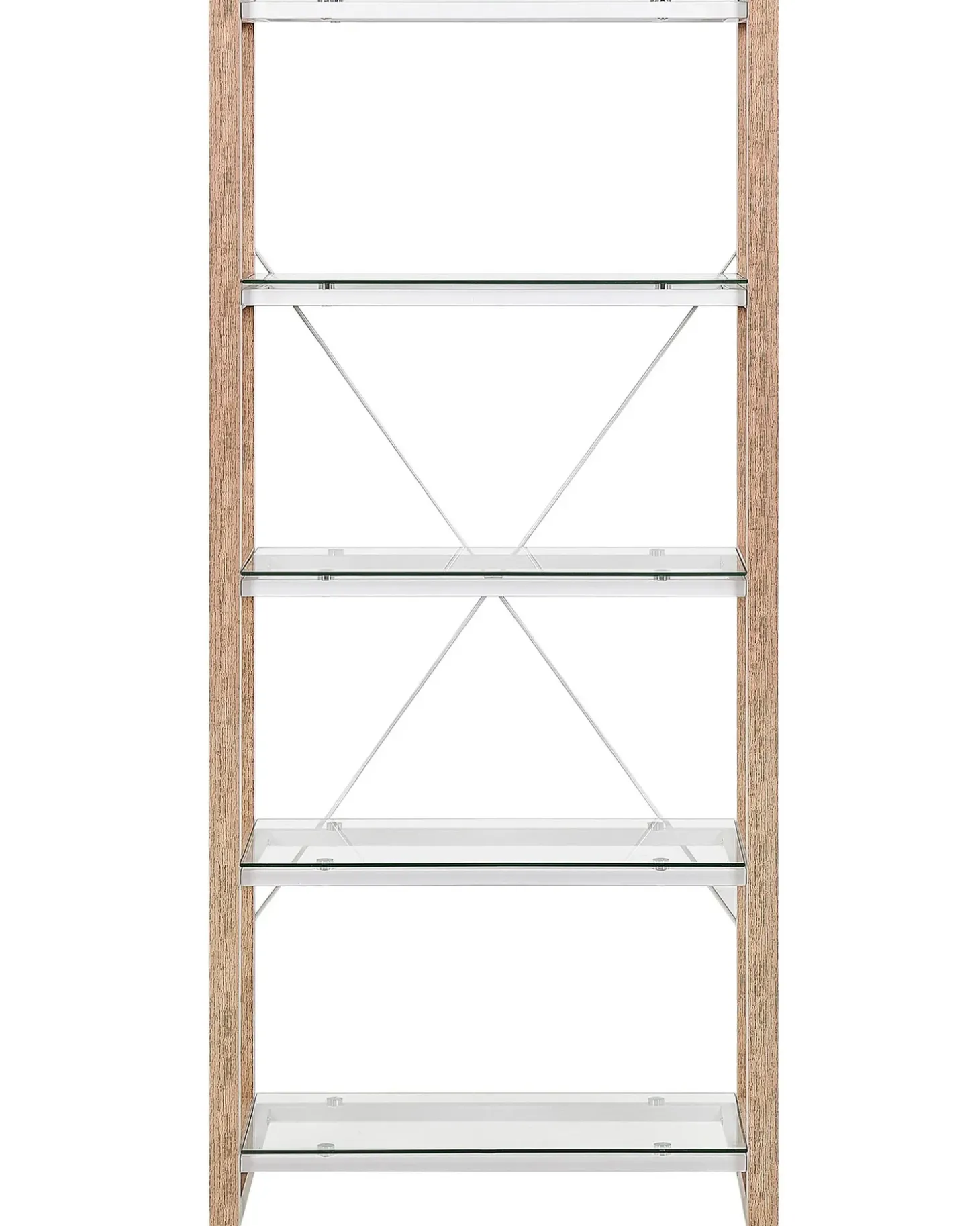 Best Regał 4 półki JENKS 152 cm Biały Biblioteczki I Regały|Wszystko Do Przechowywania W Kuchni