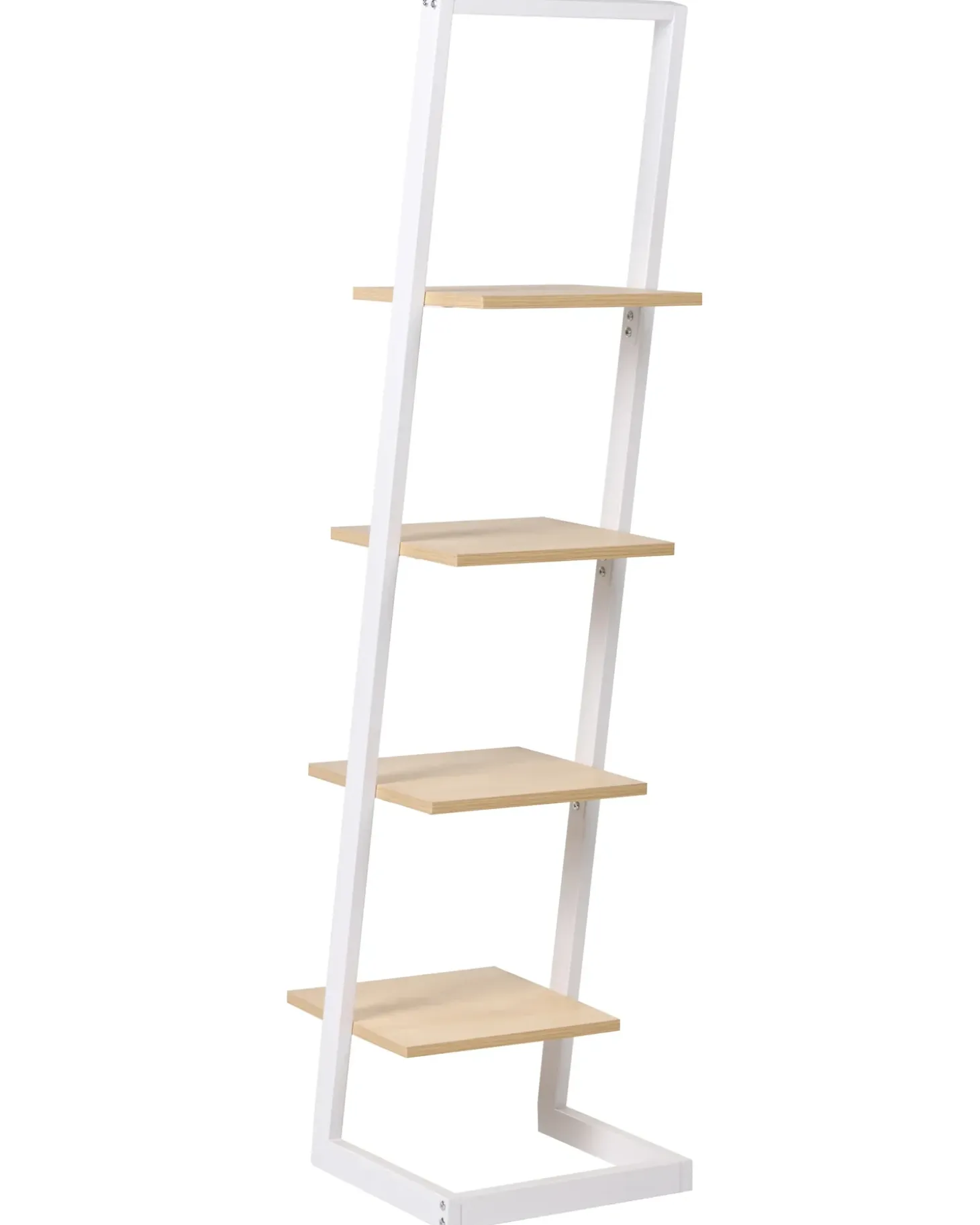 Sale Regał 4 półki JOPLIN 143 cm Biały Biblioteczki I Regały|Wszystko Do Przechowywania W Kuchni