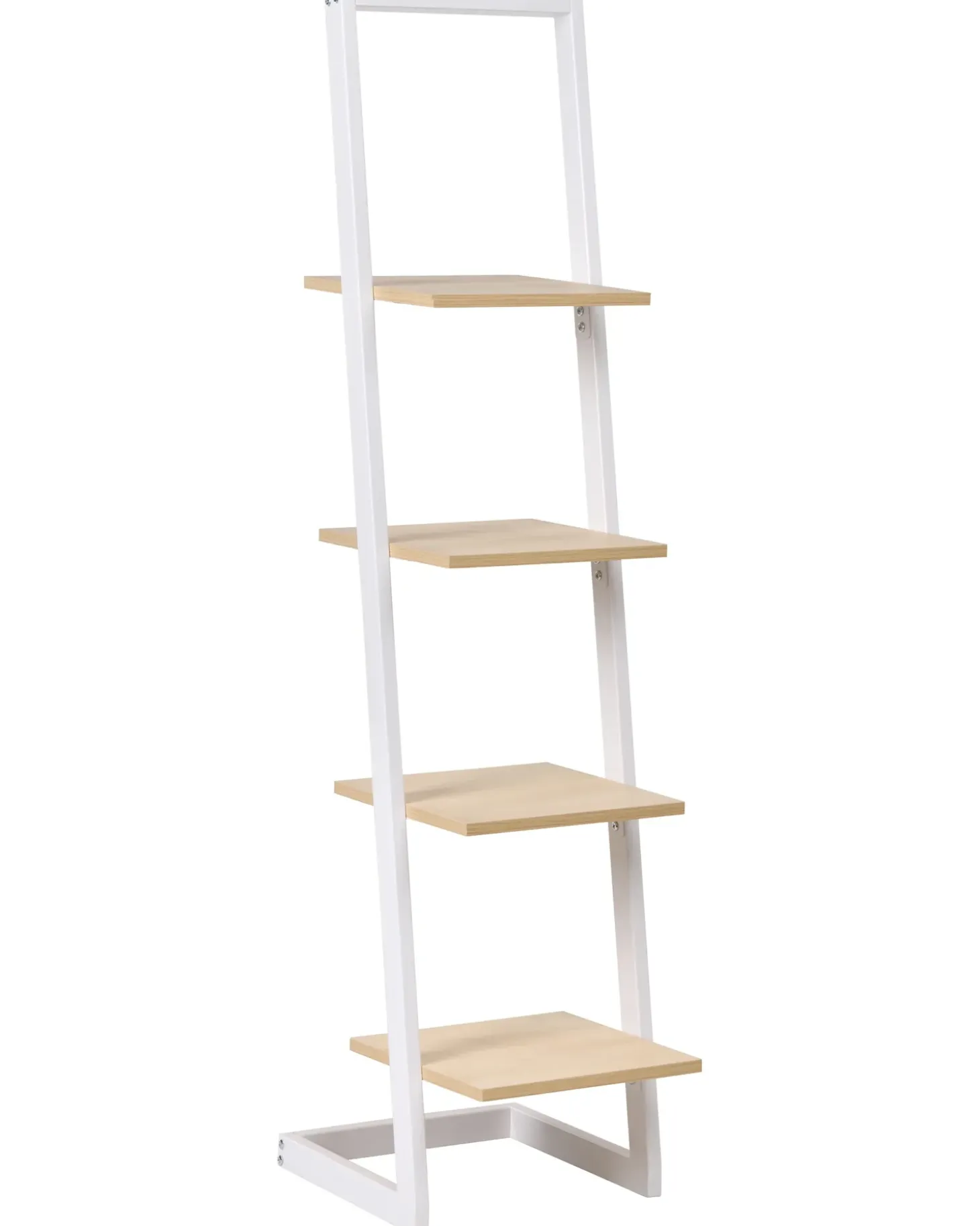 Sale Regał 4 półki JOPLIN 143 cm Biały Biblioteczki I Regały|Wszystko Do Przechowywania W Kuchni