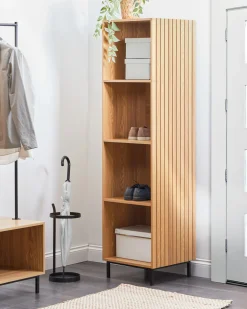 Clearance LEANDRO 175 cm Jasno Biblioteczki I Regały|Wszystko Do Przechowywania W Kuchni