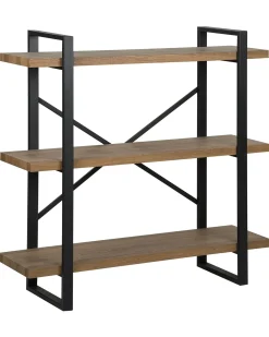 New TIMBER 111 cm Ciemnobrązowy Biblioteczki I Regały|Wszystko Do Przechowywania W Kuchni
