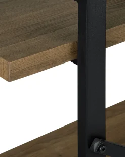 New TIMBER 111 cm Ciemnobrązowy Biblioteczki I Regały|Wszystko Do Przechowywania W Kuchni