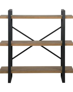 New TIMBER 111 cm Ciemnobrązowy Biblioteczki I Regały|Wszystko Do Przechowywania W Kuchni