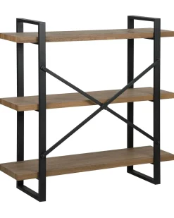 New TIMBER 111 cm Ciemnobrązowy Biblioteczki I Regały|Wszystko Do Przechowywania W Kuchni