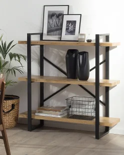 New TIMBER 111 cm Jasnobrązowy Biblioteczki I Regały|Wszystko Do Przechowywania W Kuchni