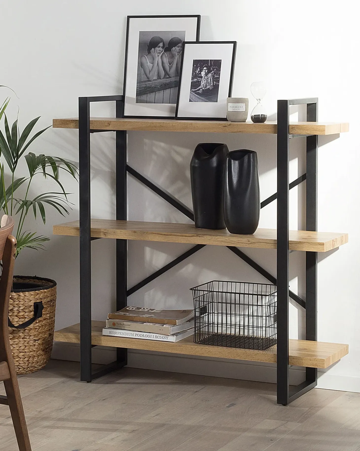 New TIMBER 111 cm Jasnobrązowy Biblioteczki I Regały|Wszystko Do Przechowywania W Kuchni