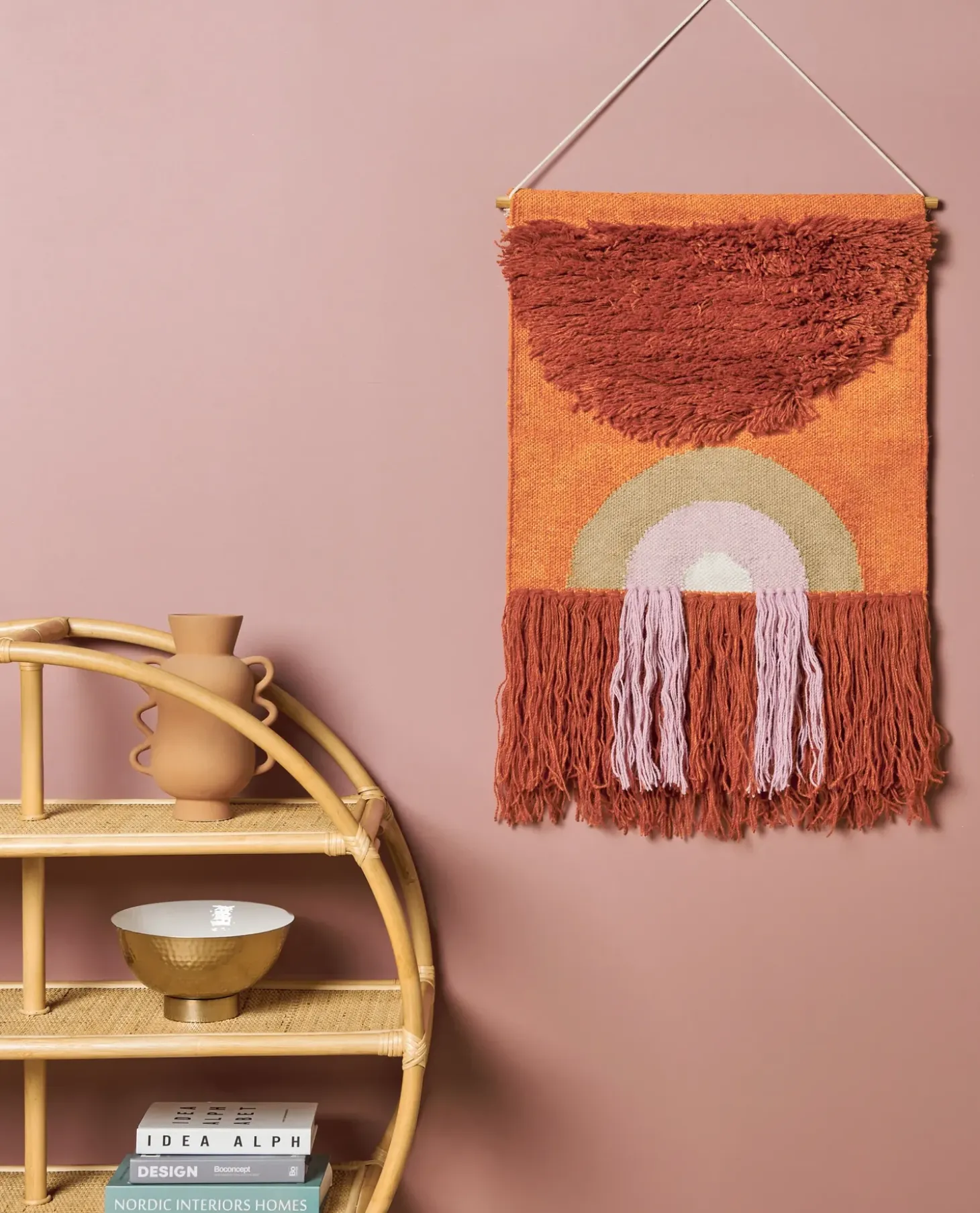 Hot Regał 3 półki TUVALU II Rattan 109 cm Naturalny Biblioteczki I Regały|Wszystko Do Przechowywania W Kuchni