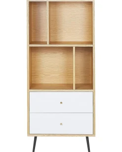 Hot Regał RICHMOND 139 cm Dąb jasny Biblioteczki I Regały|Wszystko Do Przechowywania W Kuchni