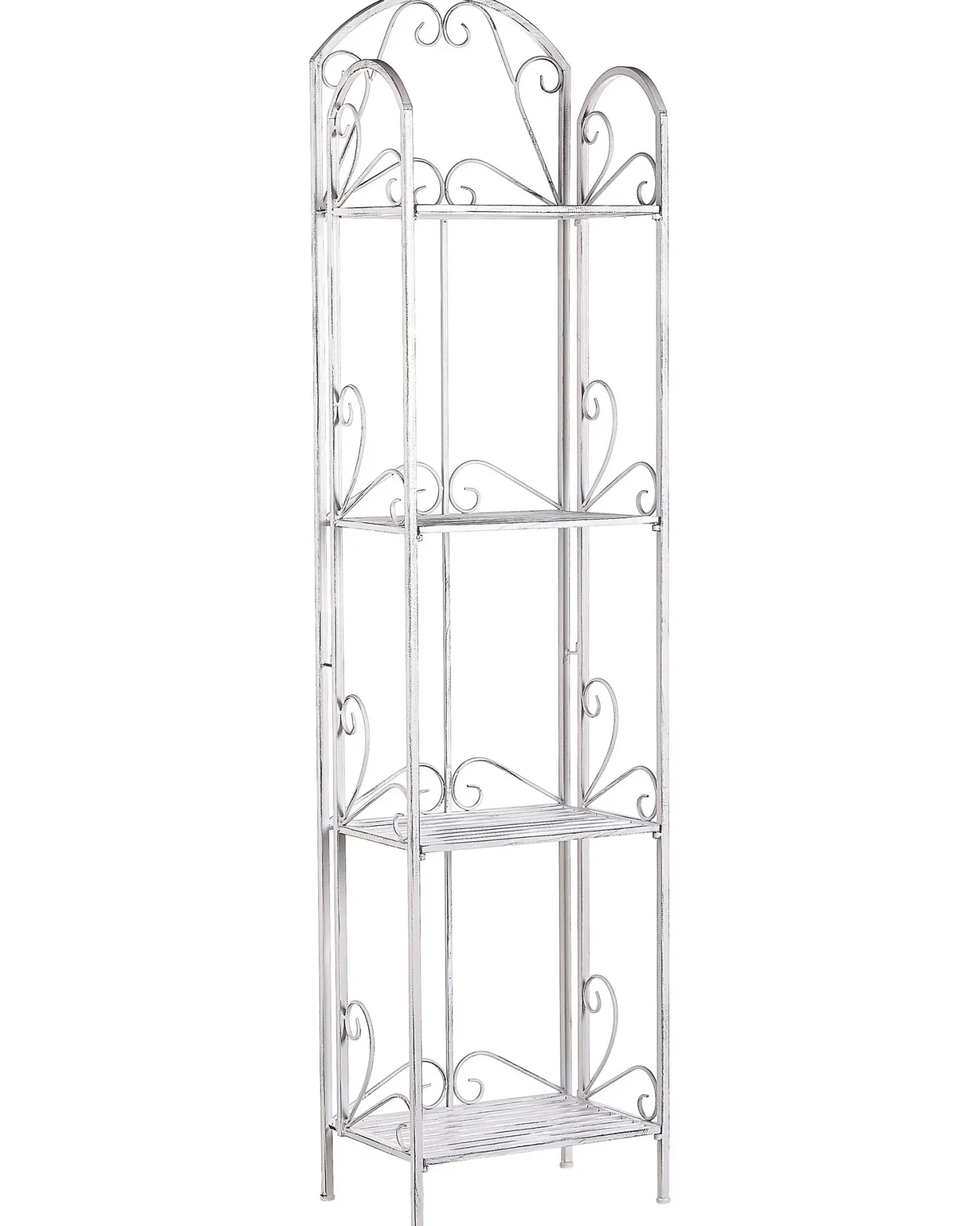 Regał VALDIVIA Metal 166 cm 40 cm Biały