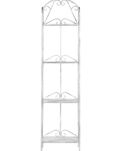 Regał VALDIVIA Metal 166 cm 40 cm Biały