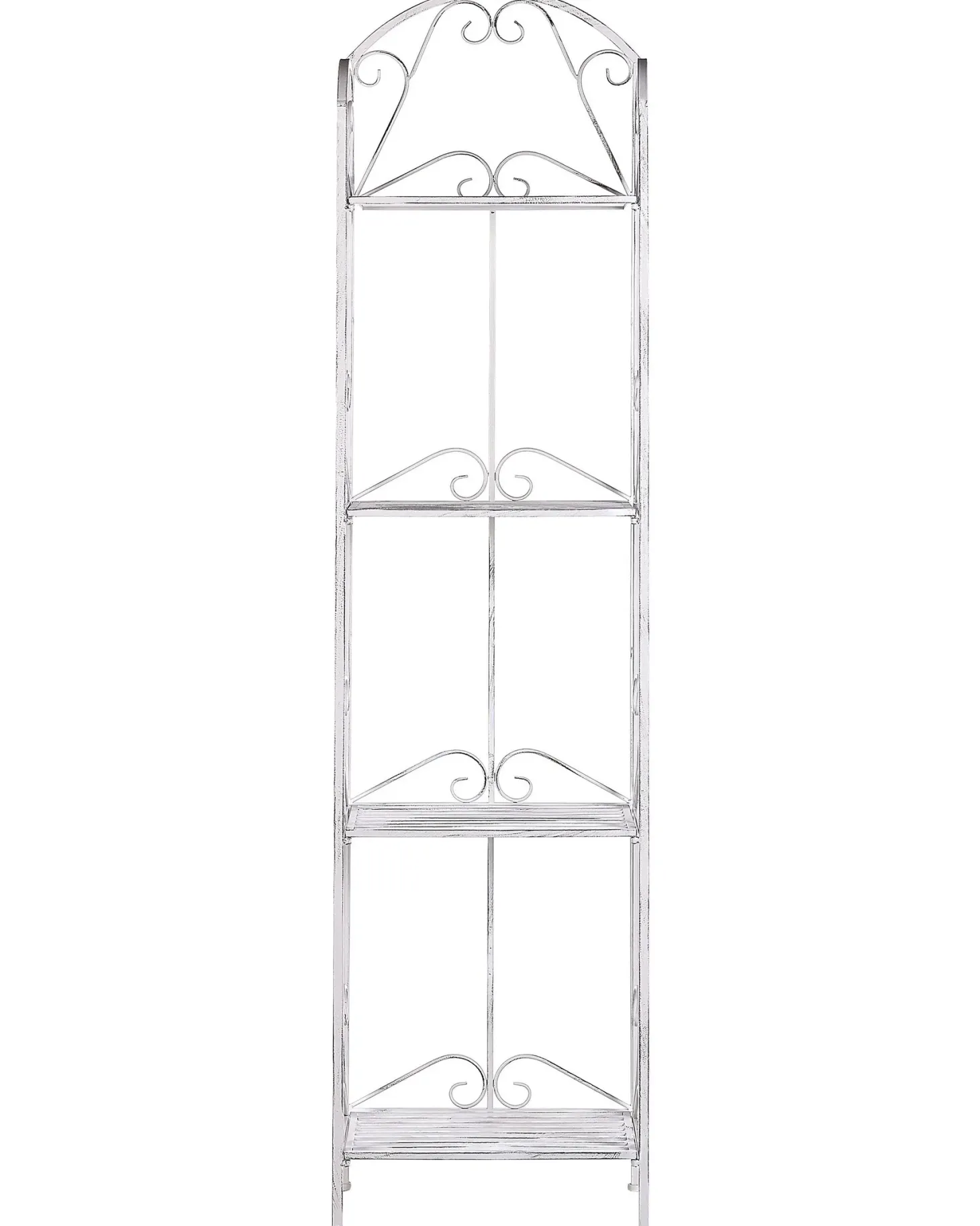 Regał VALDIVIA Metal 166 cm 40 cm Biały