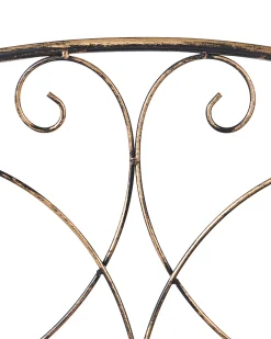Regał VILLADOSE Metal 117 cm 60 cm Czarny