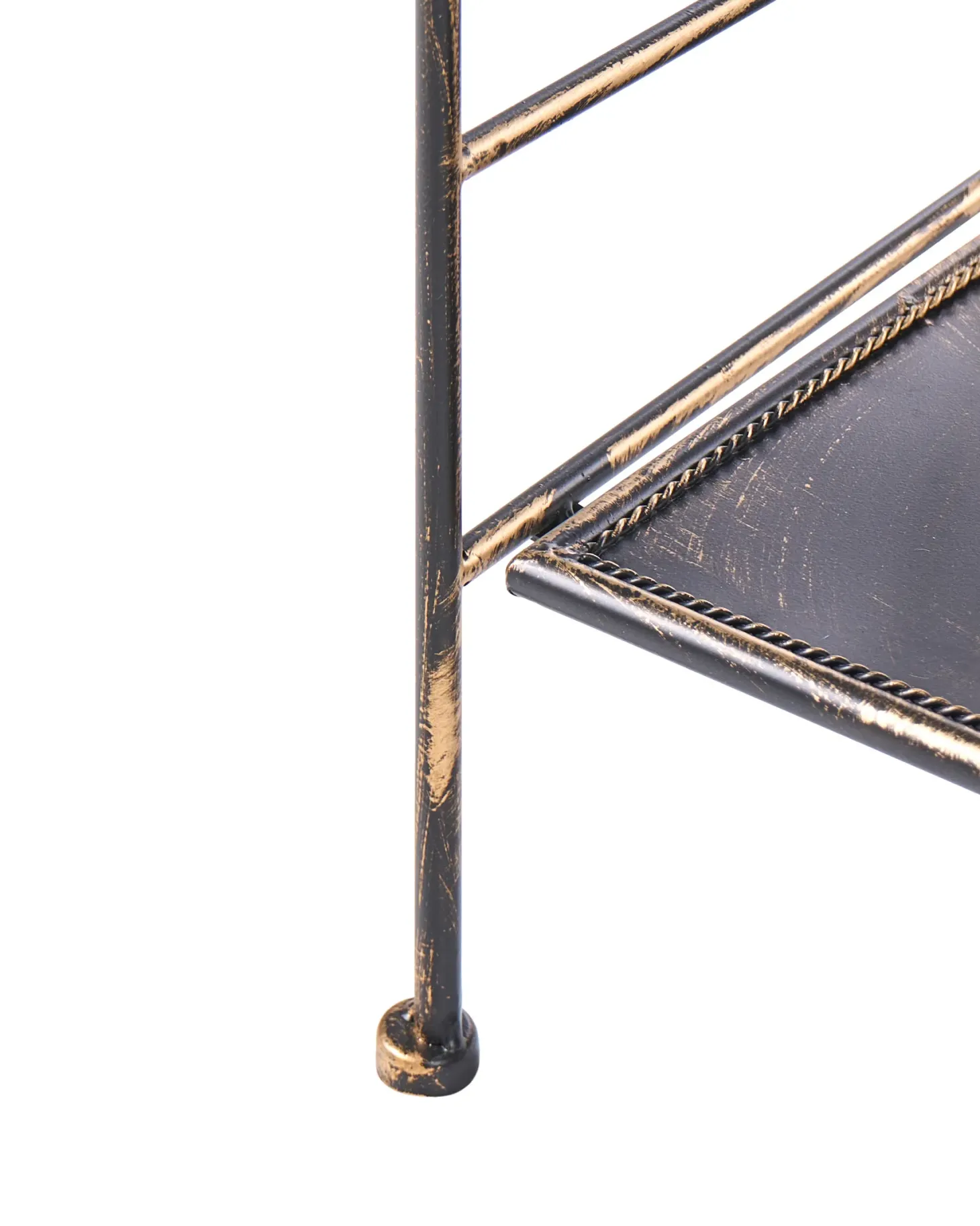 Regał VILLADOSE Metal 117 cm 60 cm Czarny