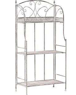 Regał VILLADOSE Metal 117 cm 60 cm Szary